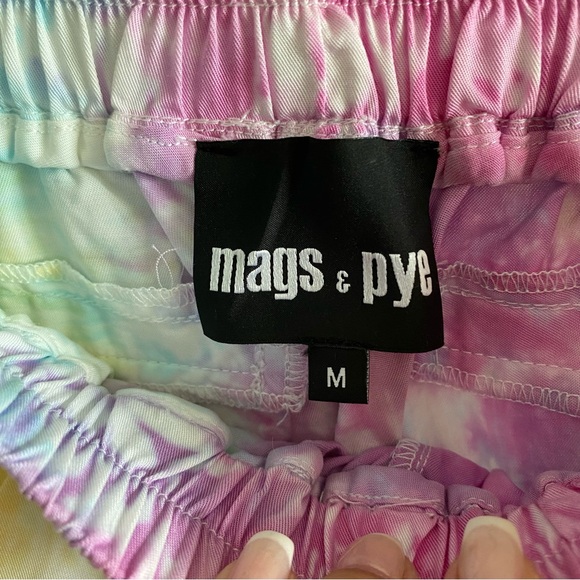 NWOT Mags & Pye from LF Cloud Pastel Multicolored Tie Dye Relaxed Boxer Shorts - Picture 5 of 6